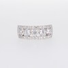 1.00 CT. T.W. Diamond Triple Row Anniversary Band in 10K White Gold