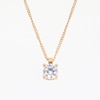CT. Diamond Solitaire Pendant in 14K Gold (J/I3) – 19