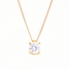 CT. Certified Diamond Solitaire Pendant in 14K Gold (J/I3) – 19