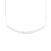 2.00 CT. T.W. Certified Lab-Created Diamond Graduated Curved Necklace in 14K White Gold (F/SI2)