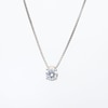 0.33 CT. Certified Lab-Created Diamond Solitaire Pendant in 14K White Gold (F/SI2)