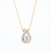 0.50 CT. T.W. Certified Lab-Created Diamond Teardrop Twist Pendant in 14K Gold (F/SI2)