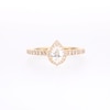 Celebration Infinite™ Canadian Certified Pear-Shaped Centre Diamond 0.69 CT. T.W. Frame Engagement Ring in 14K Gold