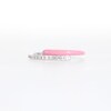 0.149 CT. T.W. Diamond Pink Enamel Bypass Split Shank Ring in Sterling Silver