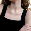 3.1mm Diamond-Cut Valentino Chain Necklace in 18K Tri-Tone Gold - 18"