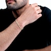 Men's 3.8mm Curb Chain Bracelet in Hollow 18K Gold - 8.25"