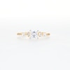 0.69 CT. T.W. Princess-Cut Diamond Multi-Shaped Engagement Ring in 14K Gold (I/I1)