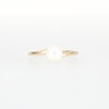 6.0mm Freshwater Cultured Pearl Bypass Ring in 10K Gold