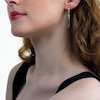 0.04 CT. T.W. Diamond Paper Clip Drop Earrings in 14K Two-Tone Gold