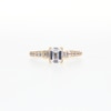 Canadian Certified Emerald-Cut Centre Diamond 1.25 CT. T.W. Engagement Ring in 14K Gold (I/I1)