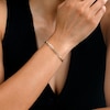 1.5mm Figaro Chain Bracelet in 18K Gold - 7.25"