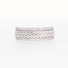 CT. T.W. Diamond Edge Herringbone Band in 10K Gold