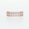 0.95 CT. T.W. Diamond Scallop Edge Band in 10K Rose Gold