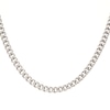 Men's 3.5mm Curb Chain Necklace in Solid Stainless Steel  - 24"