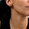Beige - Kerala Handpainted Bamboo Stud Earrings 12