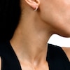 Cascading 13.2mm Hoop Earrings in 10K Gold