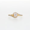0.20 CT. T.W. Multi-Diamond Bypass Promise Ring in 10K Gold