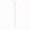 6.0-7.0mm Baroque Freshwater Cultured Pearl Dangle Drop Pendant in 10K Gold