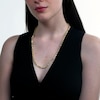 4.4mm Glitter Rope Chain Necklace in Solid 10K Gold - 24"