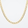 4.7mm Diamond-Cut Mariner Chain Necklace in Semi-Solid 14K Two-Tone Gold - 18"