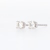 0.40 CT. T.W. Certified Lab-Created Diamond Solitaire Stud Earrings in 10K White Gold (I/SI2)