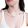 4.5mm Herringbone Chain Necklace in Solid Sterling Silver  - 18"