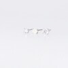Essentials 1.01 CT. T.W. Diamond Solitaire Three Pair Stud Earrings Set in 10K Gold