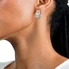 1.00 CT. T.W. Diamond Multi-Row Layered Woven Hoop Earrings in Sterling Silver with 14K Gold Plate