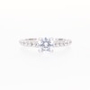 Vera Wang Love Collection Canadian Certified Centre Diamond 1.95 CT. T.W. Engagement Ring in 14K White Gold (I/SI2)