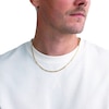 2.8mm Figaro Chain Necklace and Bracelet Set in Hollow 10K Gold