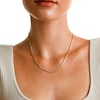 2.8mm Curb Chain Necklace and Bracelet Set in Hollow 10K Gold