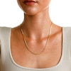 3.3mm Mariner Chain Necklace and Bracelet Set in Hollow 10K Gold