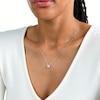 Thumbnail Image 3 of 0.30 CT. T.W. Certified Lab-Grown Diamond Solitaire Pendant and Solitaire Stud Earrings Set in Sterling Silver (I/SI2)