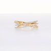 Circle of Gratitude® Collection 0.25 CT. T.W. Diamond Twist Orbit Band in 10K Gold