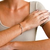 Circle of Gratitude® Collection 0.15 CT. T.W. Diamond Bypass Bangle in Sterling Silver