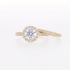 2.00 CT. T.W. Certified Lab-Created Diamond Frame Bridal Set in 18K Gold (F/VS2)