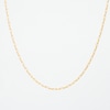 1.5mm Paper Clip Chain Necklace in Solid 10K Gold - 18"