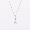 Trouvaille Collection 0.40 CT. T.W. DeBeers®-Graded Pear and Round-Cut Diamond Pendant in 14K White Gold (F/I1)