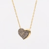 Godiva x Le Vian® 0.30 CT. T.W. Chocolate Diamond® Heart Pendant in 14K Honey Gold™ - 19"