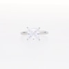 3.00 CT. Princess-Cut Certified Diamond Solitaire Engagement Ring in 14K White Gold (I/I2)
