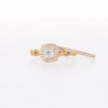0.50 CT. Canadian Certified Diamond Framed Engagement Ring in 14K Gold (I/I1)