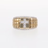 Men's 0.45 CT. T.W. Diamond Cross Ring in 10K Gold