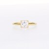 1.00 CT. T.W. Princess-Cut Diamond Frame Engagement Ring in 14K Gold (I/I2)