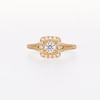 Vera Wang Love Collection Canadian Certified Centre Diamond 0.69 CT. T.W. Split Shank Engagement Ring in 14K Gold