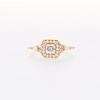 Vera Wang Love Collection Canadian Certified Princess Centre Diamond 0.95 CT. T.W. Engagement Ring in 14K Gold