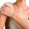 1.00 CT. T.W. Diamond Marquise Link Bracelet in Sterling Silver