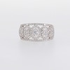 1.00 CT. T.W. Multi-Diamond Marquise Frame Ring in 10K White Gold