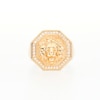Men's 0.18 CT. T.W. Certified Lab-Created Diamond Dimensional Lion Ring in 10K Gold (F/SI2)