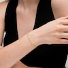 2.5mm Double Rope Chain Bracelet in Hollow 10K Gold - 7.25"