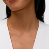 1.0mm Adjustable Lumacina Chain Necklace in Solid 14K Gold - 18"